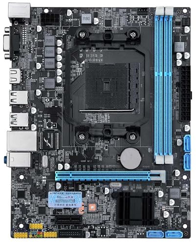 Simpletek - Scheda Madre Compatibile A88 906/FM2+ mATX Chipset A88 | 2 X SLOT RAM DDR3 | 4 x SATA 3.0 6Gbps | VGA HDMI