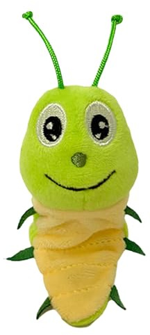 Tierpuppen, lebensechte Tierpuppen | Weiche Ameisenpuppen - Niedliche Handpuppen mit Raupe, Plüschpuppen mit Marienkäfer, gefüllte Fingerpuppen für