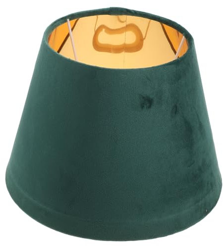 UKCOCO 1 Pc pantalla de lámpara pantallas de lámpara de campana pantallas de araña de tela pantalla verde lampara escritorio lampara de mesa decoración del hogar pantalla decorativa Green
