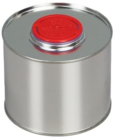 BenBow Weißblecheimer mit Korken und Trichter 0.5L x100 Weißblechdose, Blechdose, Metalldosen Leer für Öle, Farben, Lacke, Reinigungsflüssigkeiten, Kraftstoffzusätze