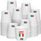 TUOLON 1000 Bicchieri Bianchi 10oz da 300ml Carta Biologico Bicchieri Acqua In Carta Bicchieri Cocktail Bevande Cappuccino Biodegradabili E Bio Compostabili Bevande Calde E Fredde - MADE IN ITALY