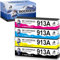 DOUBLE D 913A Patronen Set für HP 913A,kompatibel mit HP PageWide Pro 477dw 477dn Pro 377dw 377dn Pro 352dn 452dn MFP 477dw MF 552dw 577dw MFP 577z