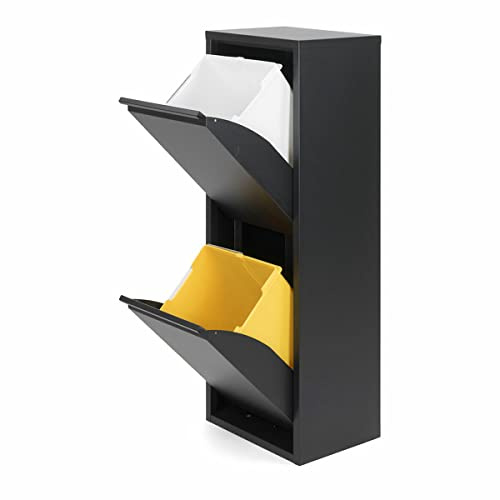 Jobgar Recycling Bin Black 2 Drawers - Brand EAN: 8027410002143