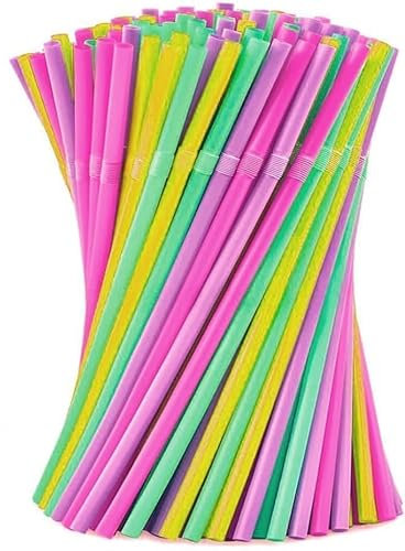 10x9 Eco-Friendly Bendable for Drinking Reusable BPA-Free Sugarcane-Based Safe for Kids, Adults, Parties & Picnics