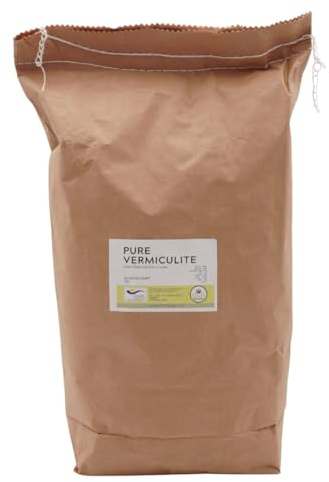 ALMICANNA: Pure Vermiculite 10L -Bodenverbesserndes Amendment im Living Soil - Optimiert die Belüftung und die Wasserversorgung - Körnung: 1-4mm