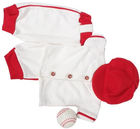 TOBBOMEY Neugeborenes Baseball Fotoshooting Outfit für Jungen und Mädchen Weiche Babyfotografie Kleidung mit Sportlichem Thema Bequemes Newborn Kostüm für Professionelle und Private