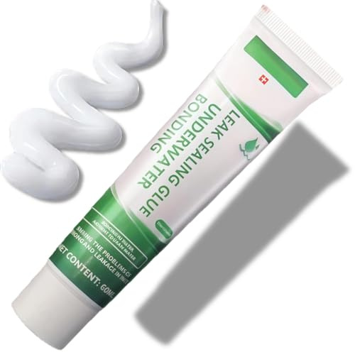 Underwater Aquarium Sealant, Waterproof Aquarium Repair Adhesive, Clear Silicone Sealant, Strong Water Resistance, for Bonding Various Materials