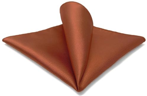 S&W SHLAX&WING Solid Orange Herren Einstecktücher Gift