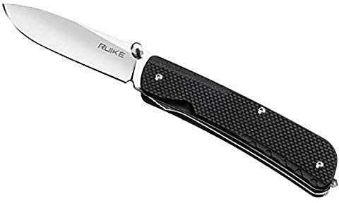 RUIKE Sport Trekker LD11-B Taschenmesser Black/schwarz Stainless Steel, Black&White, small