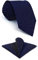 Shlax&Wing Größe Punkte Blau Navy Herren Mehrfarbigs Krawatte For Männer Seide