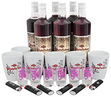 Glühficken Premium Paket (6 x 0,75l + Extras)
