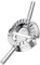 Best Utensils Moule à raviolis en acier inoxydable pour raviolis Pierogi Machine à raviolis pour emballage, pâtisserie, accessoires de cuisine (S : 8 cm)