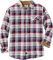 Legendary Whitetails Herren Buck Camp Flanell Langarm Plaid Button Down Freizeithemd Cordbündchen, Americana Plaid, XX-Large Hoch