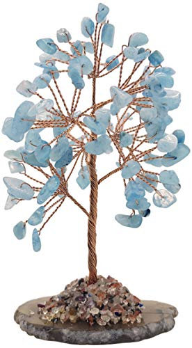 Mina Heal Arbre à Argent en Cristal pour la guérison des Chakras Feng Shui Fortune Bonne Chance Richesse et prospérité
