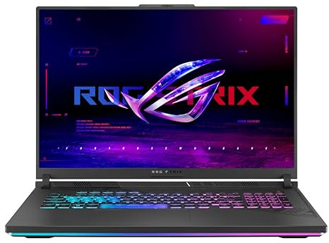 ASUS ROG STRIX-G18-G814JVR-DR6065W 18 Pouces 2.5K 240Hz PC Portable (Intel Core i9 14900HX Processeur 5,8 Ghz, 32Go DDR5, 1To SSD, NVIDIA GeForce RTX 4060 TGP 140W, Windows 11 Home) - Clavier RGB