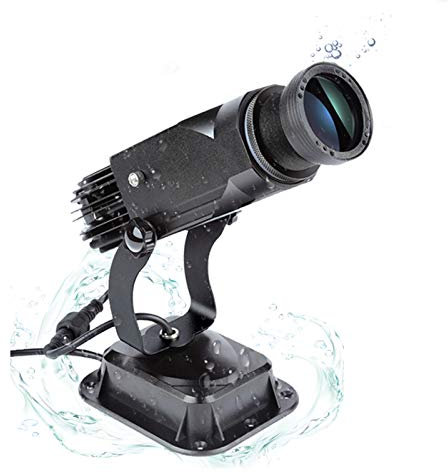 DYJD 30W LED Logo GOBO Projektor Kostenlose benutzerdefinierte Glas GOBO zu Project Image HD langlebig, Lange Lebensdauer, für Store Wedding Event Advertising,not Waterproof