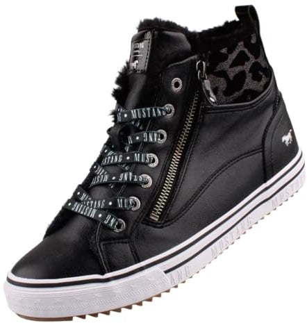 MUSTANG Femme 1365603/9 Basket, Noir, 40 EU