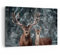 Bilder auf Leinwand 100x70cm Leinwandbild mit Rahmen Hirsch Rentier Reh Groß Wanddeko Bild Schlafzimmer Küche Deko Wandbilder Dekoration Wohnzimmer Wall Decor Canvas Wand Kunstdruck Art AA100x70-5060