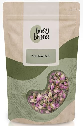 Busy Beans Dried Pink Rose Buds (100g)