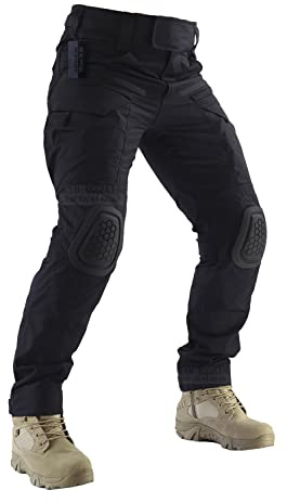 ZAPT Combat Pants Herren Airsoft Paintball Taktische Hose mit Knieschützern Jagd Camouflage Militär Hose