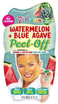 Peel-Off-Maske Wassermelone & Agave Blau 7th Heaven