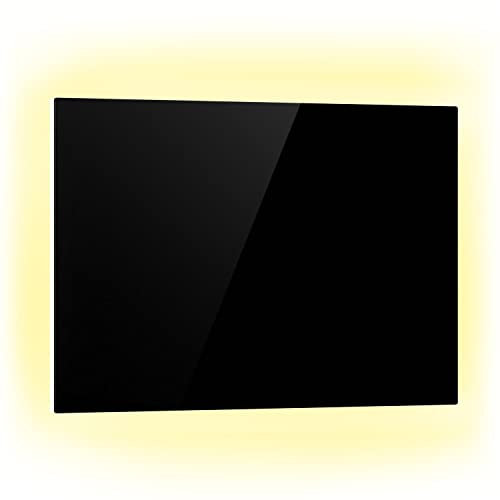KLARSTEIN Smart Infrared Heater, 750W Infrared Panel Heater, WiFi App Control, Open Window Detection, Thermostat, Timer, IP44, Wall Mounted Infrared Heaters, CO2-Free Energy Efficient Electric Heater