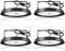 UFO LED 200w Hallenstrahler LED 20000LM 6500K Kaltweiß LED UFO Industrielampe IP65 Wasserdicht High Bay Licht für Hallenbeleuchtung, Werkstattbeleuchtung, Fabriken, Flughafen, Patio, 4 Stücke