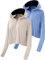 Hercicy 2 Pcs Kühlende UV-Schutz Kleidung Sonnenschutz Hoodie Jacke Full Zip Sun Block Kleidung für Frauen Fit Größe S-XL, Haze Blue, Desert Curry, M