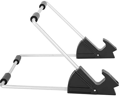 ANKROYU Support De Tablette Amovible, Support Pliable de Base Lourde en Aluminium, Support De Bureau Ergonomique Support Noir Pliant Amovible Innovant pour Tenir des Objets Pliage