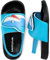 Littleplum Ciabatte da Spiaggia Bambini Ciabatte Bambina Bambino estive Sandali Bambina Pantofole da Mare Ragazzi & Ragazze(A blu,34/35 EU)