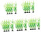 Happyyami 50 Pcs paisajismo del Acuario nebulizador de terrario Accesorios para peceras Decoraciones Plantas Artificiales decoración Plantas de Acuario Artificiales césped de Agua Artificial