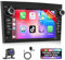 Podofo Autoradio für Opel Astra Antara Vectra Corsa Zafira Meriva Vivaro Combo Signum 7 Zoll Android Autoradio mit GPS-Navigator Bluetooth Mirror Link WiFi USB FM RDS + AHD Rückfahrkamera