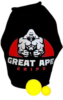 Great Ape Grips Black, Grip Strength Trainer, Hand Strengthener, Forearm Strengthener, Hand Workout, Forearm Trainer, Grip Workout, Wrist Training, Finger Exercise, Hand Strengthener, Grip Trainer, Grip Exercise