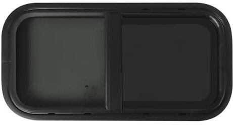 HPDTZ Finestre per roulotte, finestre di esposizione, camper, finestre scorrevoli in alluminio temperato per roulotte, rimorchi, pickup (700 x 400 mm)