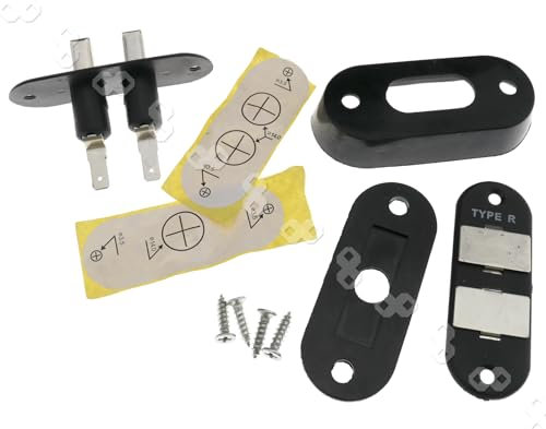 Create idea Sistemas de Cierre Centralizado para Furgoneta de Coche Interruptor de Contacto de Puerta Corrediza Negra Compatible con VW