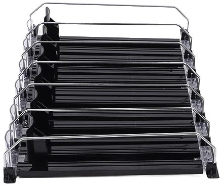 Automatic Drink Pusher Glide, Self Pushing Can Dispenser Pusher Bottled Water Pusher Adjustable Width Drink Pusher for Fridge, Garage, Pantry (31cm)