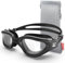 ZIONOR Gafas de natación ópticas, G1 a prueba de fugas (negro -300)