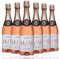 Thomson & Scott Noughty Organic Sparkling Rosé Alcohol Free Wine Case of 6 - Finest Non Alcoholic Wines - Alcohol-free Alternative to Prosecco and Champagne