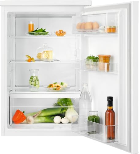 Electrolux Frigorifero 134 L LXB1AE13W0 Classe E Bianco | 134 L, dimensioni 845x581x575 mm, cassetto frutta e verdura, ripiani in vetro, classe E, bianco