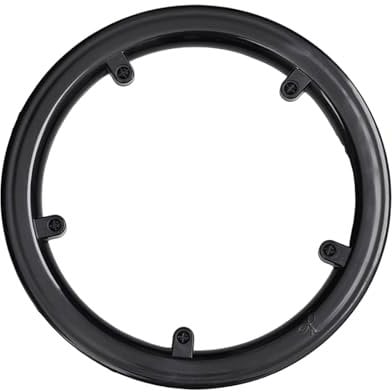 Baoblaze Kettenschutz Fahrrad mit 5 Löcher, Tragbarer Kettenschleifschutz für Fahrräder, Leichte Fahren Ersatzlieferungen, Kettenrad Schutzhülle für Mountainbikes, Rennräder, Schwarz