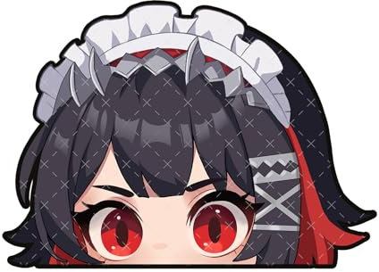 Pure Print Cut Zenless Zone Zero Aufkleber – Ellen Joe Anime Design – UV-Beständig & Wasserfest – Gaming Auto Sticker – 2 Stück 12x8,8 cm