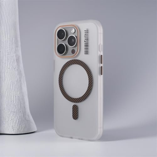 MVVKKY Für iPhone 11 Pro Hülle, ultradünn, schlank, matt, Carbonfaser, PC-Abdeckung (für iPhone 11 Pro/Gold)