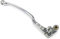 kupplungshebel Für CB600F Für Hornet 2007-2013 Für CBF 600 N/S Für CBR600F 2008-2012 Motorrad-Vorderradbremskupplungshebel bremsgriff(Clutch Lever)