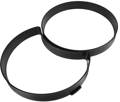 ANDRESLAD Moules en Ciment pour Allées Piétonnes DIY Jeu De 2 Moules à Pavés en Plastique De Jardin Rondes Et Bombées Création D’allées Et Pavage Extérieur Facile