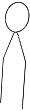 Toddmomy Treillis Métallique Noir pour Plantes Grimpantes Support Indispensable pour Plantes Pot Intérieur Extérieur Design Géométrique Hauteur pour Saine