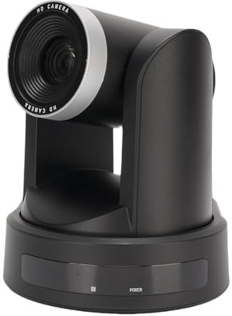 Goshyda Konferenzraum Videokamera -System, HD 1080p 12x Optical Zoom USB3.0 HDMI PTZ -Kamera, Support AI Automatic Tracking (EU-Stecker)
