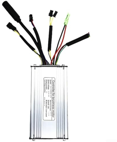 Ebike Controller, 22A 36V 48V 9Mos SM Connector for 500-750W Brushless Motor Electric Bicycle