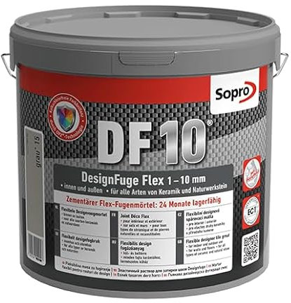 DF 10® DesignFuge Flex sandgrau 18 Eimer 1 KG