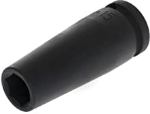 GEDORE red Impact wrench socket, Socket, 1/2 12.5 mm drive, Hex, AF 15 mm, Long, Machine-operated, Automotive, R63001516