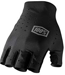 100% Sling Short Finger Cycling Gloves | Lightweight Breathable Half Finger, Cool Skin Palm, 4-Way Stretch Fabric | Sizes S-XXL